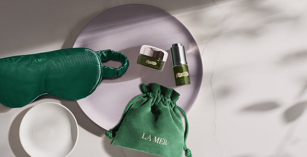 Ihr 4-teiliges Geschenk-Set in luxuriöser La Mer Pouch ab 200€ Einkauf!